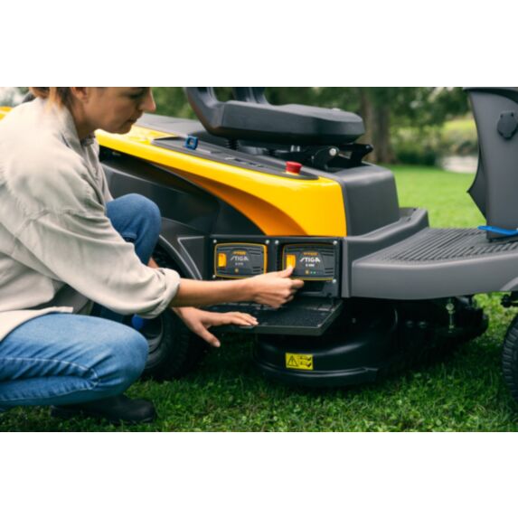 Aufsitzmäher mit Akku Stiga Swift 372e ePower 48V 5Ah - STIGA - Image 5