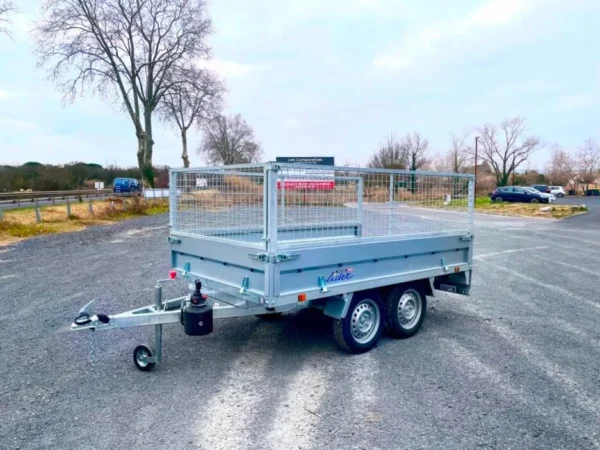 Anhänger Kipper 750 kg mit Gitteraufsatz