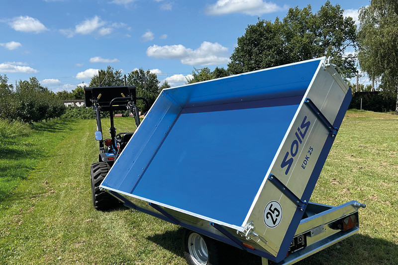 Dreiseitenkipper mit Auflaufbremse, Solis EDK 25 - Image 5