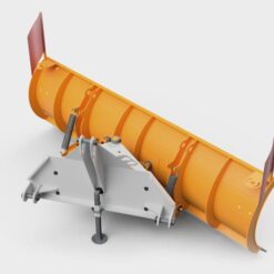 Schneeschild Agrometall OR M 1800 gerade, Vulkolanleiste, Beleuchtung, Stützräder